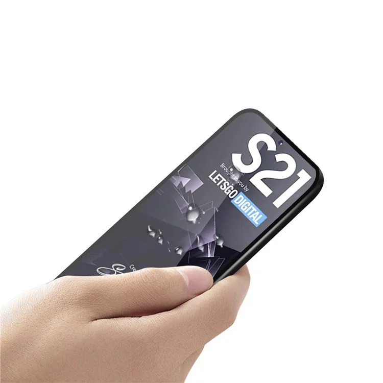 MOFI stoßsicherer getemperte Glas-Bildschirmschutz [Vollverklebung] Komplettschutzfolie für Samsung Galaxy S21 4G/5G
