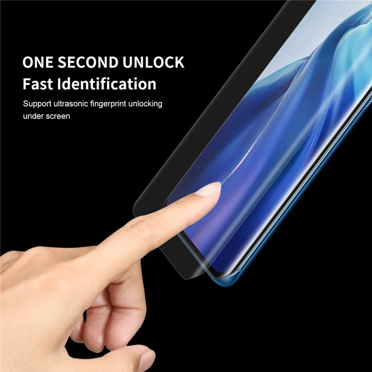 ENKAY 2Pcs/Set 3D Full Screen Curved PET HD Guard Film for Xiaomi Mi 11/Mi 11 Pro (Support for Fingerprint Unlocking)