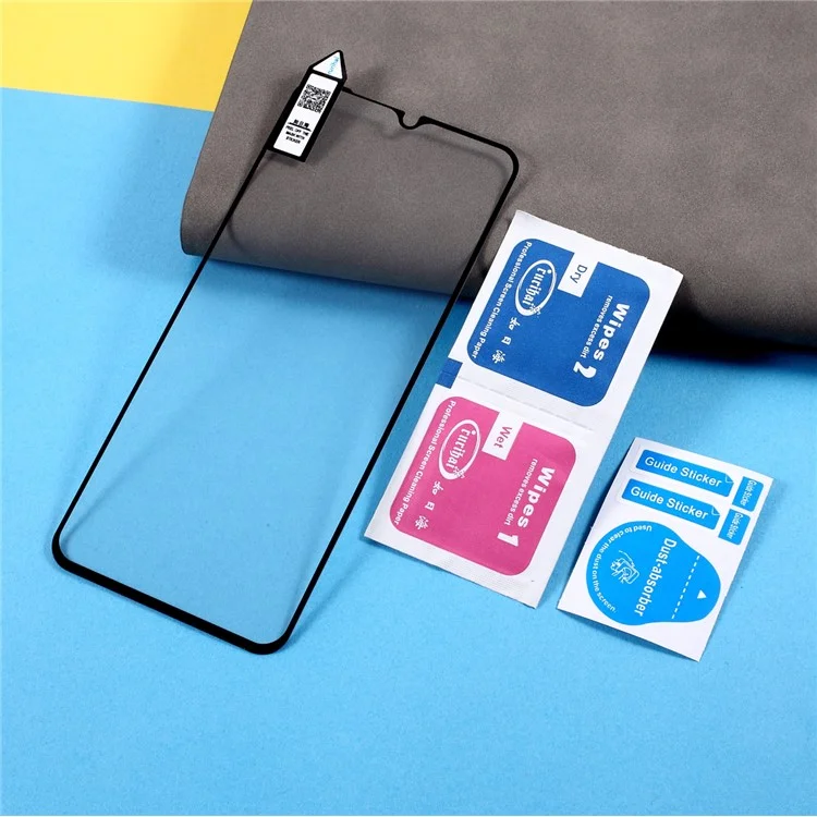 Rurihai Pour Samsung Galaxy A02S (164.2x75.9x9.1mm) Protecteur D'écran En Verre Trempé 2.5D [Solide Defense]
