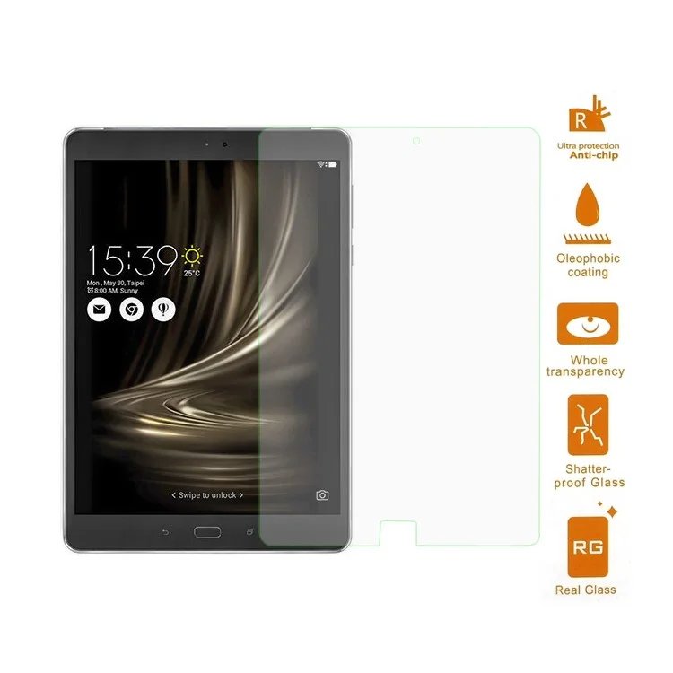 0.3mm Tempered Glass Screen Protector Guard Film for Asus Zenpad 3S 10 Z500M Arc Edge