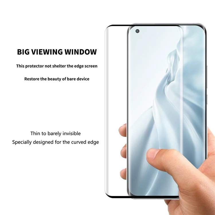 Protecteur d'écran en verre trempé ENKAY HAT PRINCE 0,26 mm 9H 3D incurvé pour Xiaomi Mi 11 / Mi 11 Pro