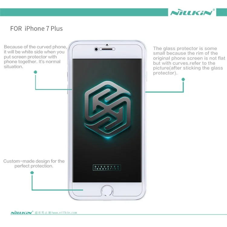 NILLKIN Bright Diamond Screen Protector Film for iPhone 8 Plus/7 Plus 5.5 inch