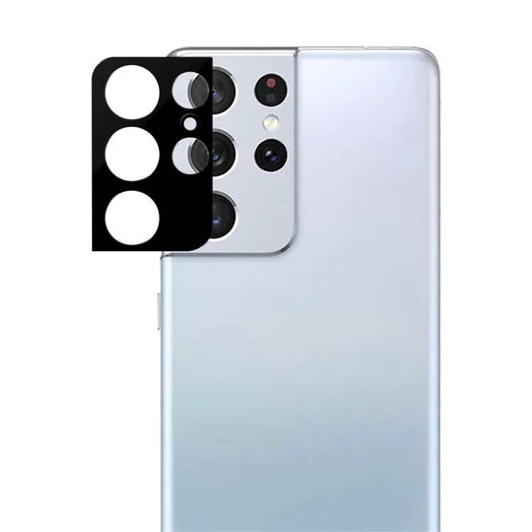 Protecteur d'objectif de caméra HD pour Samsung Galaxy S21 Ultra, protection en verre trempé résistant aux rayures pour l'arrière de la caméra