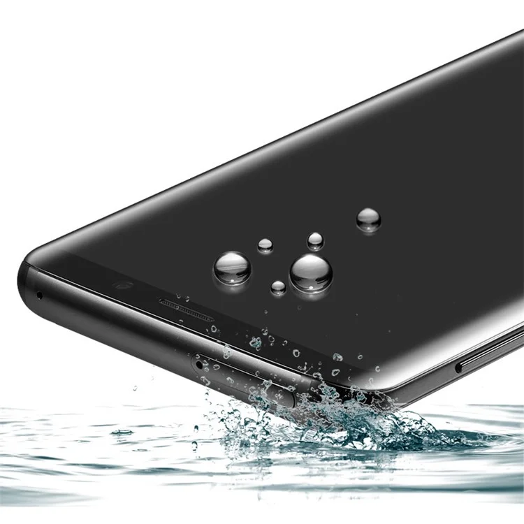 IMAK 3D Gekrümmtes, Getempertes Glas Vollbedeckung Siebschildfilm Anti-kratzer-seitenkleber Für Samsung Galaxy S21 Ultra 5g