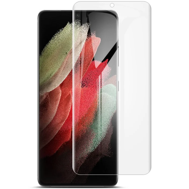 IMAK 2Pcs/Set TPU Hidrogel Film III Full Coverage Films HD Screen Protector para Samsung Galaxy S21 Ultra 5G