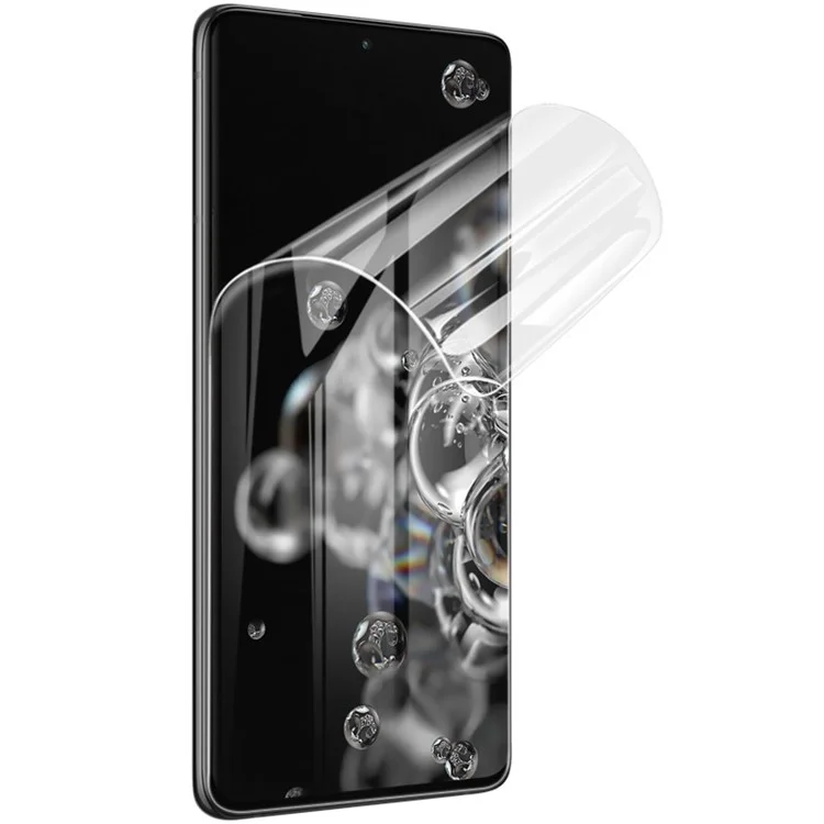 IMAK 2Pcs/Set TPU Hidrogel Film III Full Coverage Films HD Screen Protector para Samsung Galaxy S21 Ultra 5G