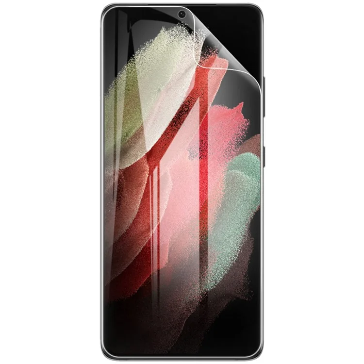 IMAK 2Pcs/Set TPU Hidrogel Film III Full Coverage Films HD Screen Protector para Samsung Galaxy S21 Ultra 5G