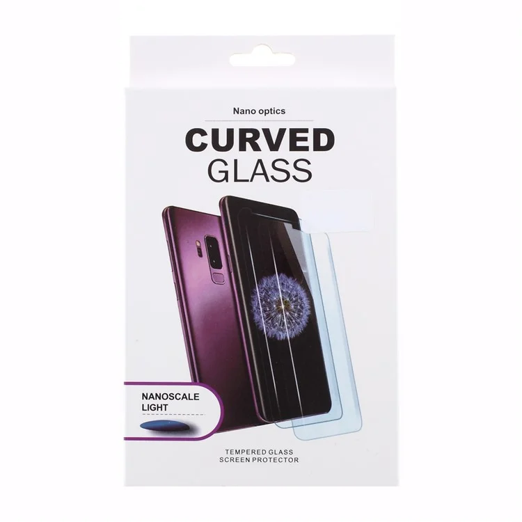 Film D'écran en Verre Trempé à Haute Définition UV Liquide UV Protecteur de Revêtement Complet Pour Samsung Galaxy S21 Ultra 5G