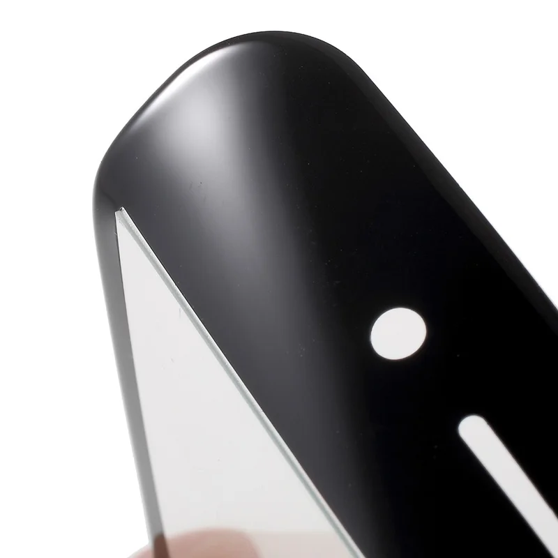 Soft Carbon Fiber Full Size Tempered Glass Screen Protector for iPhone 7 4.7 inch - Black