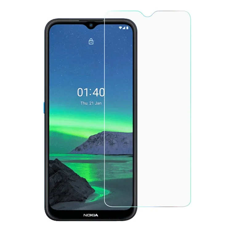 Ultra Thin 0.3mm Arc Edge Anti-Explosion Film Tempered Glass Screen Protector per Nokia 1.4