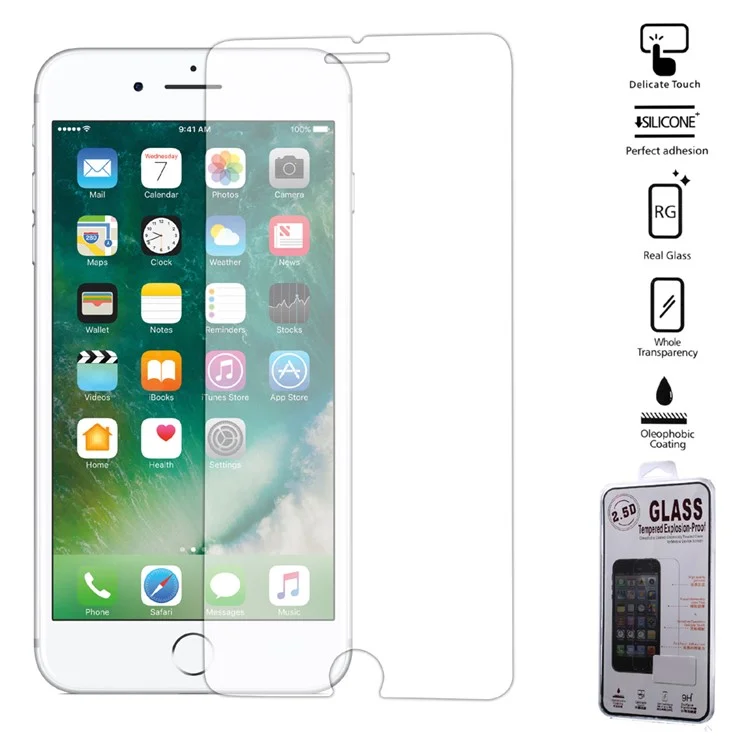 Anti-blue-ray Tempered Glass Screen Protector 0.25mm for iPhone 8 Plus/7 Plus
