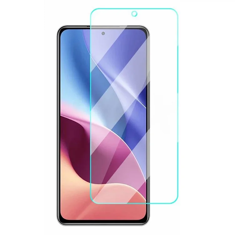 Protector de pantalla de vidrio templado ultra fino de 0,3 mm con borde curvo de alta transparencia y antiestallido para Xiaomi Redmi K40/K40 Pro/K40 Pro+/Mi 11i/Poco F3/K40 Pro