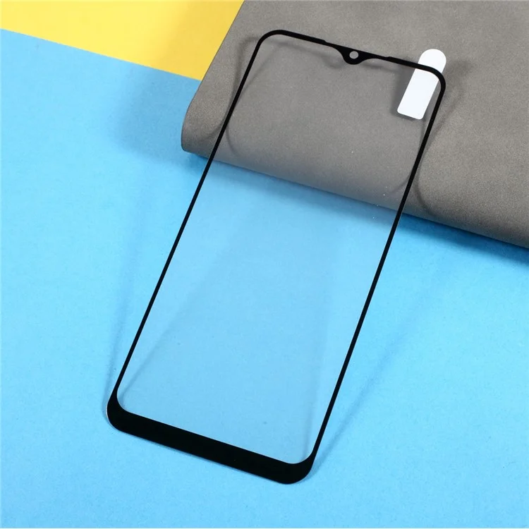 Full Coverage Silk Printing Anti-Burst Tempered Glass Screen Protector Full Glue for LG K41S