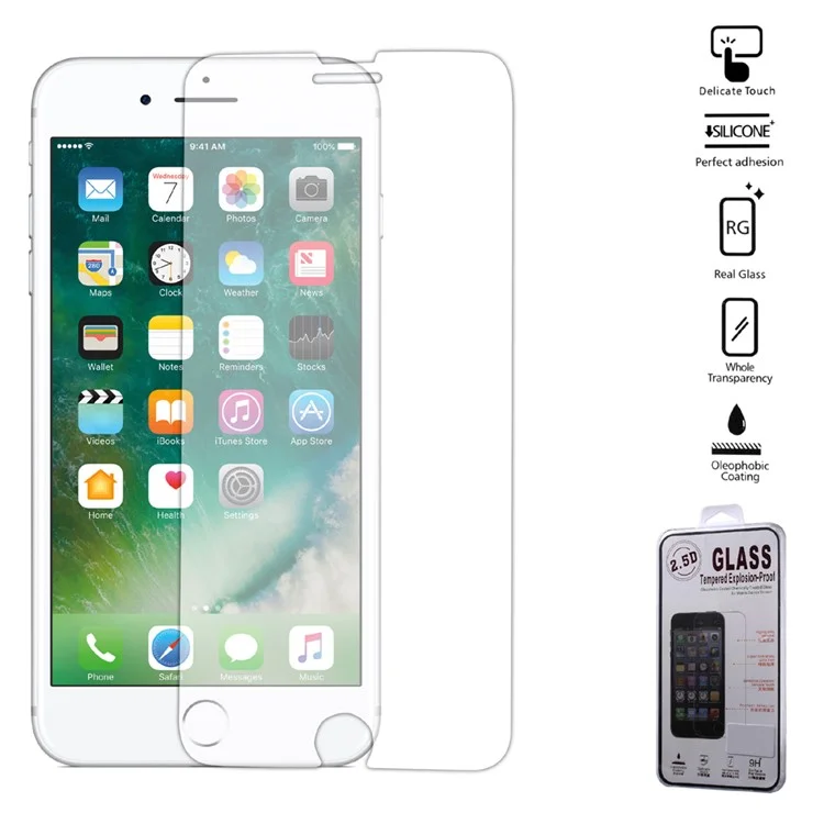 0.25mm Matt Tempered Gla Screen Protector Guard Film Für IPhone 8 Plus / 7 Plus Bogenkante