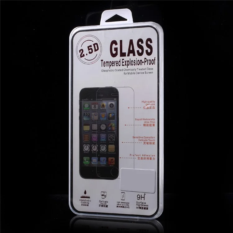 Película Protectora De Protector De Cristal De Cristal Templado De 0.25mm Para IPhone 8 Plus / 7 Plus Arc Edge