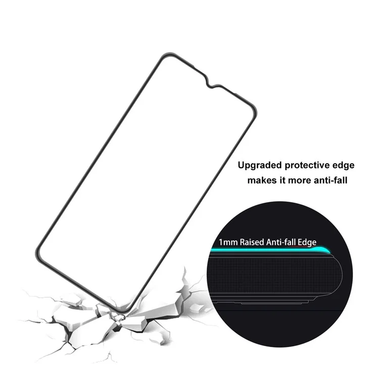 ENKAY SOMBRERO PRÍNCIPE 2 PIEZAS / Juego de Adhesivo Completo de Alta Transparencia Protector de Pantalla de Vidrio Templado 9H para Samsung Galaxy A32 5G//M32 5G / M12 / A12