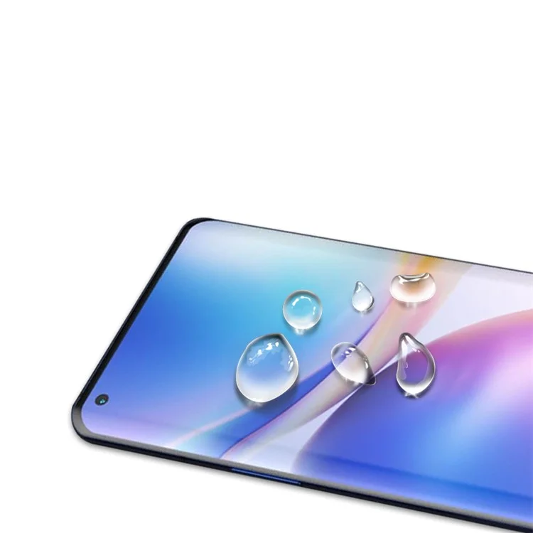 Amorus Ultra Clear Vollbedeckung 3D Gebogene Bildschirmdesign UV Flüssigem Glasschildschirmschutz Für OnePlus 9 Pro/10 Pro