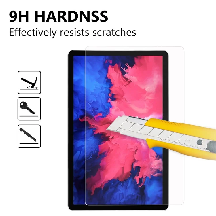 Ultra Clear Full Coverage Straight Edge Tempered Glass Screen Protector Film for Lenovo Tab P11 TB-J606F / Tab P11 5G