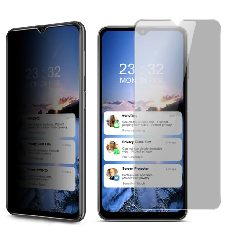 IMAK Anti-peep 9H Vidrio Templado Protector para Samsung Galaxy A32 5G / Galaxy A12
