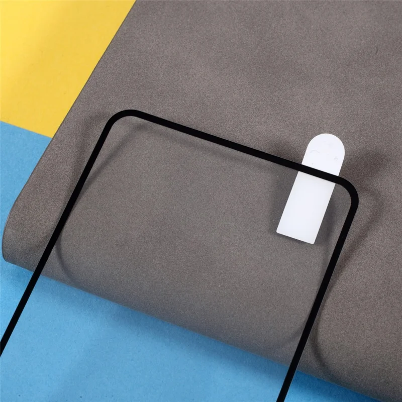 Anti-Explosion Full Coverage Silk Printing Full Glue Tempered Glass Screen Protector for Xiaomi Redmi K40 / Xiaomi Redmi K40 Pro - Black