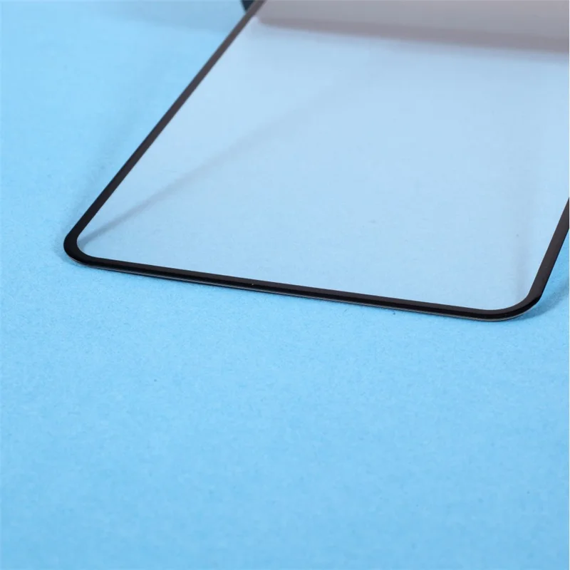 Anti-Explosion Full Coverage Silk Printing Full Glue Tempered Glass Screen Protector for Xiaomi Redmi K40 / Xiaomi Redmi K40 Pro - Black