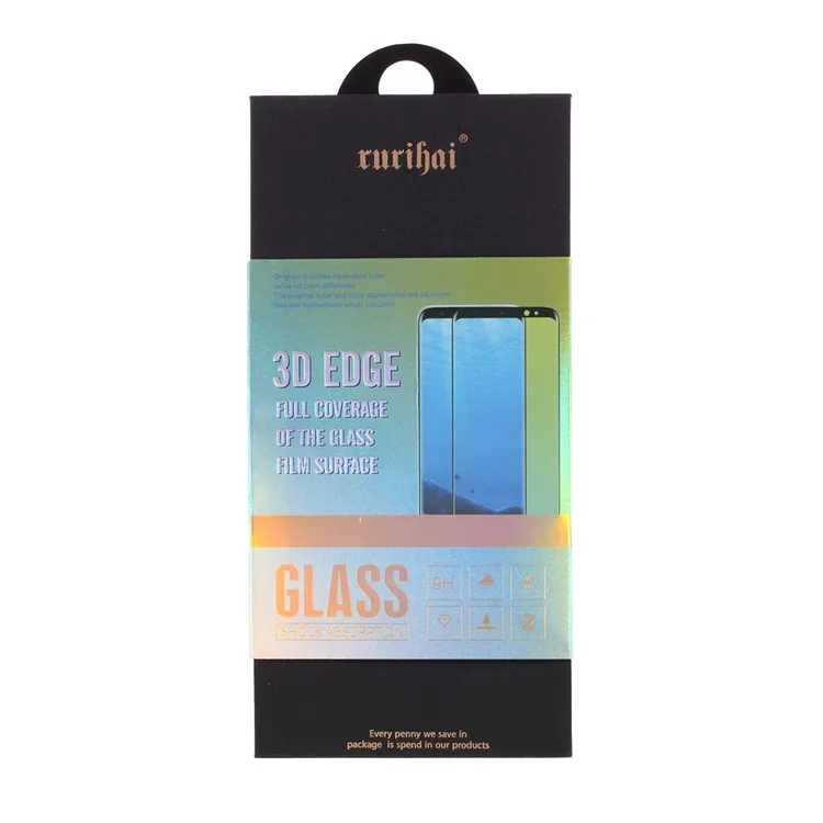 RURIHAI 3D Curved Full Glue Tempered Glass Full Screen Protector Film [Fingerprint Recognition] für Samsung Galaxy S21 Ultra 5G