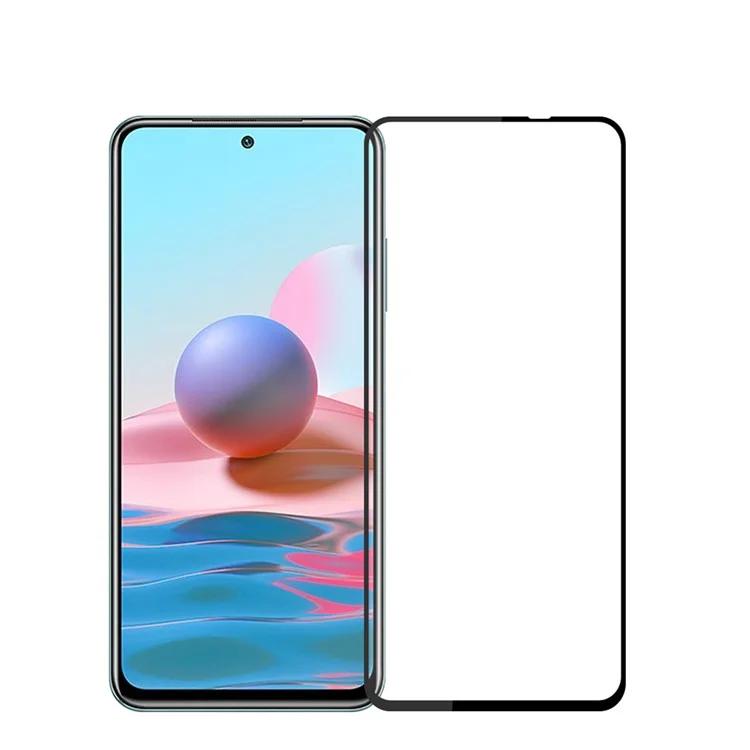 PINWUYO Película de vidro temperado anti-explosão e anti-impressões digitais para Xiaomi Poco M5s 4G / Redmi Note 10 4G / Note 10S 4G 