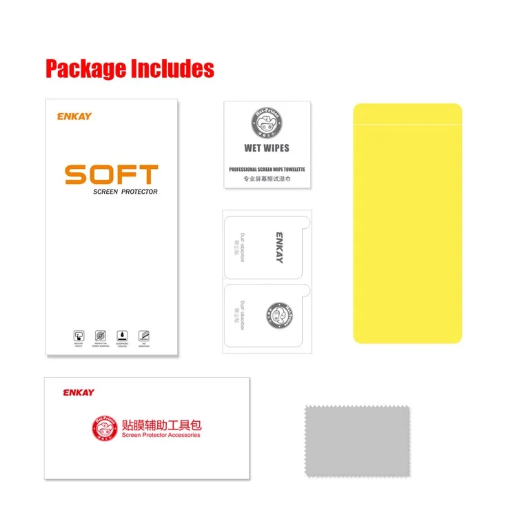 ENKAY HAT PRINCE 3D Protecteur d'écran Full Screen Soft Film pour Xiaomi Redmi Note 9T 5G / Xiaomi Redmi Note 9 5G