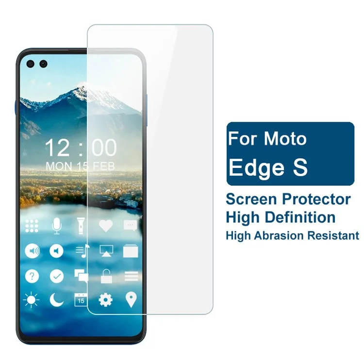 IMAK ARM Series Soft TPU Explosion-proof Ultra Clear Screen Film (Not Complete Covering) for Motorola Edge S / Motorola Moto G 5G Plus / Motorola One 5G
