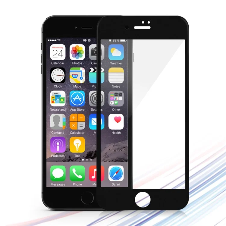DEVIA for iPhone 7 0.26mm Tempered Glass Screen Full Cover Film 2.5D - Black