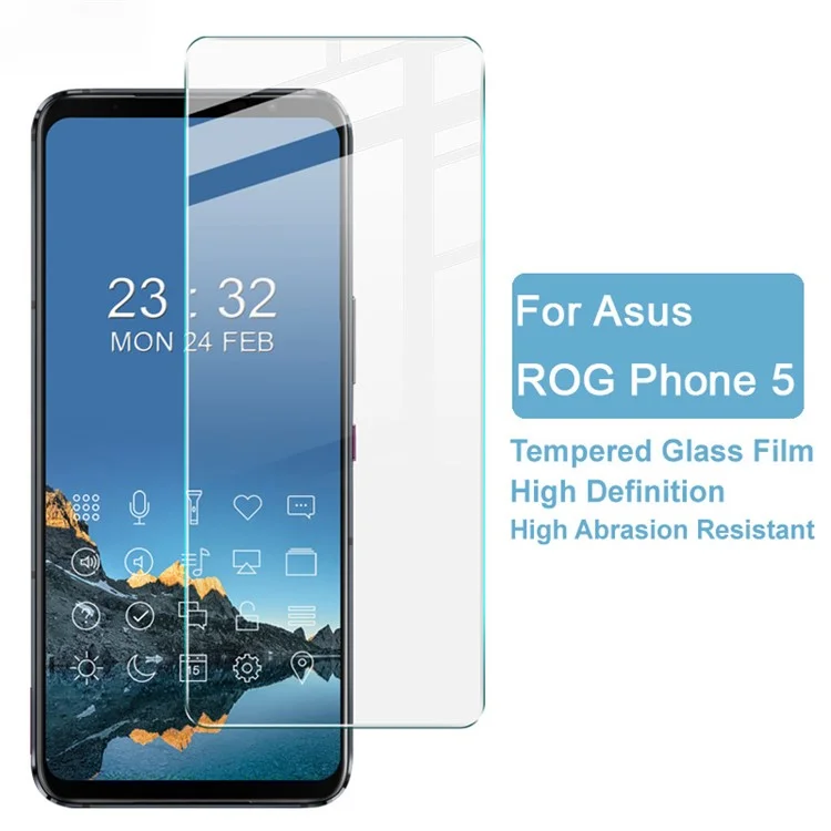 IMAK H Protector de pantalla de vidrio templado para Asus ROG Phone 5