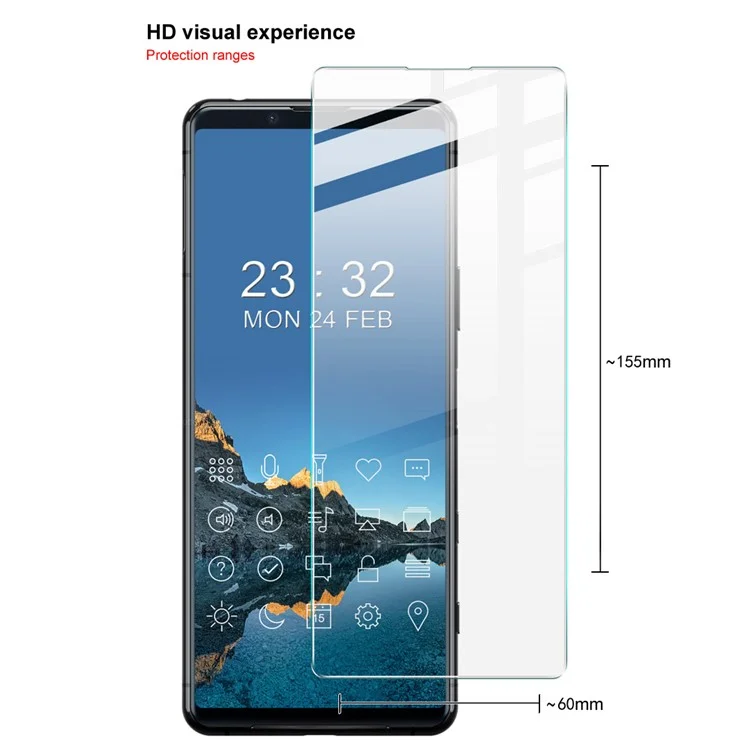 IMAK H Серия Закаленное стекло экрана Защитная пленка для Sony Xperia 1 III 5G 