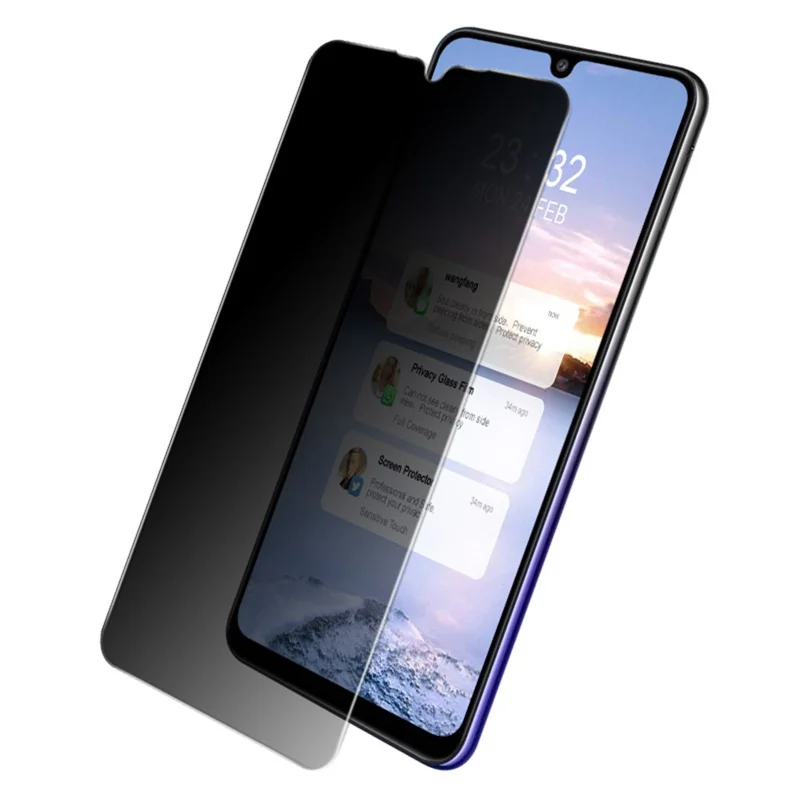 IMAK Anti-Peep 9H Hardness Tempered Glass Protector for Samsung Galaxy A32 4G