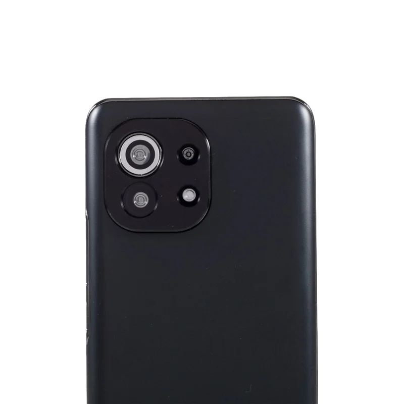 Aluminium Alloy Rear Camera Lens Frame Protector for Xiaomi Mi 11 - Black