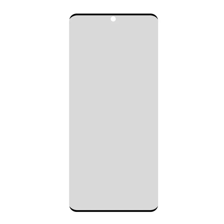 Anti-Burst Ultra Clear Full Screen (Side Glue) Silk Printing 180 Degree Anti-spy Tempered Glass Screen Guard Film per Samsung Galaxy S21 5G/4G