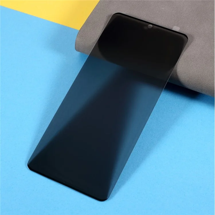 Anti-Burst Ultra Clear Full Screen (Side Glue) Silk Printing 180 Degree Anti-spy Tempered Glass Screen Guard Film per Samsung Galaxy S21 5G/4G