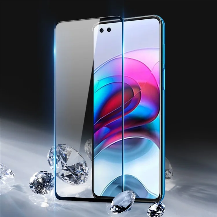DUX DUCIS per Motorola Edge S / Moto G100 High Definition Tempered Glass Ultra Clear Screen Film - Nero
