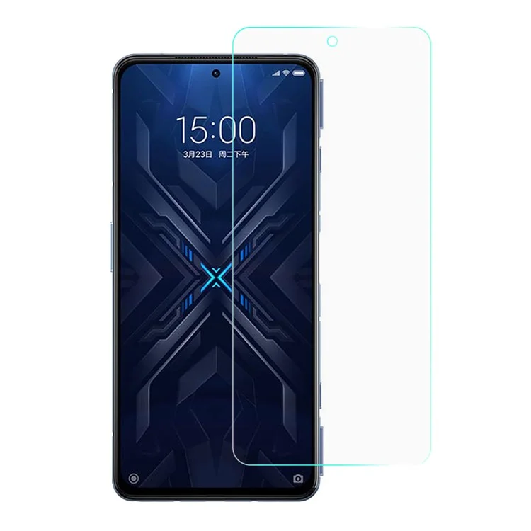 Protector de pantalla de vidrio templado ultra claro de borde arqueado de 0,3 mm para Xiaomi Black Shark 4