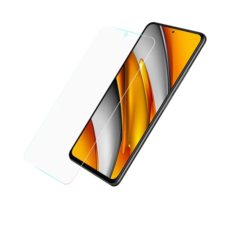 0,3 mm Arc Edge Ultra Clear Tempered Glass Displayschutzfolie für Xiaomi Poco F3