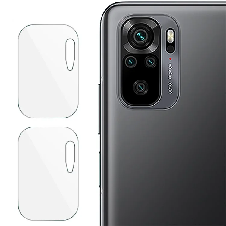 2 Pcs / Pack IMAK Couverture Intégrale Haute Définition Lentille Verre Film de Protection pour Xiaomi Redmi Note 10 4G / Note 10S / Poco M5s 4G