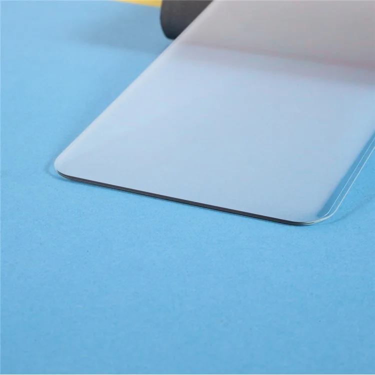 Vollbildabdeckung Seidendrucktemperierter Glasfilm Bildschirmschutz für OnePlus 9 Pro/10 Pro [Seitenklebung] 