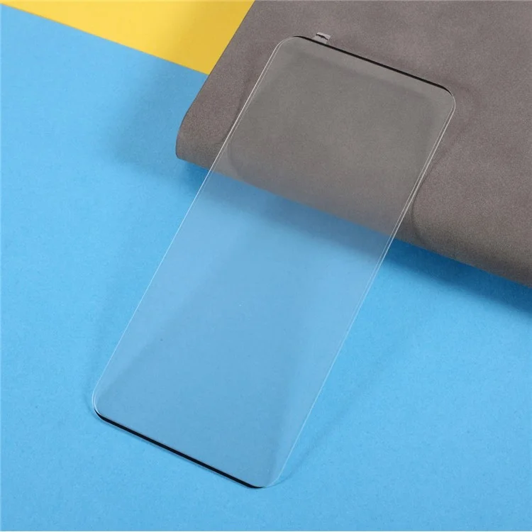 Vollbildabdeckung Seidendrucktemperierter Glasfilm Bildschirmschutz für OnePlus 9 Pro/10 Pro [Seitenklebung] 