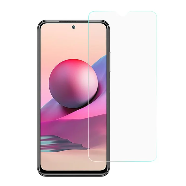 0,25-mm-Bogenkanten Temperierter Glasfilm-Displayschutzfolie Für Xiaomi Redmi Note 10s / Redmi-Anmerkung 10 4g