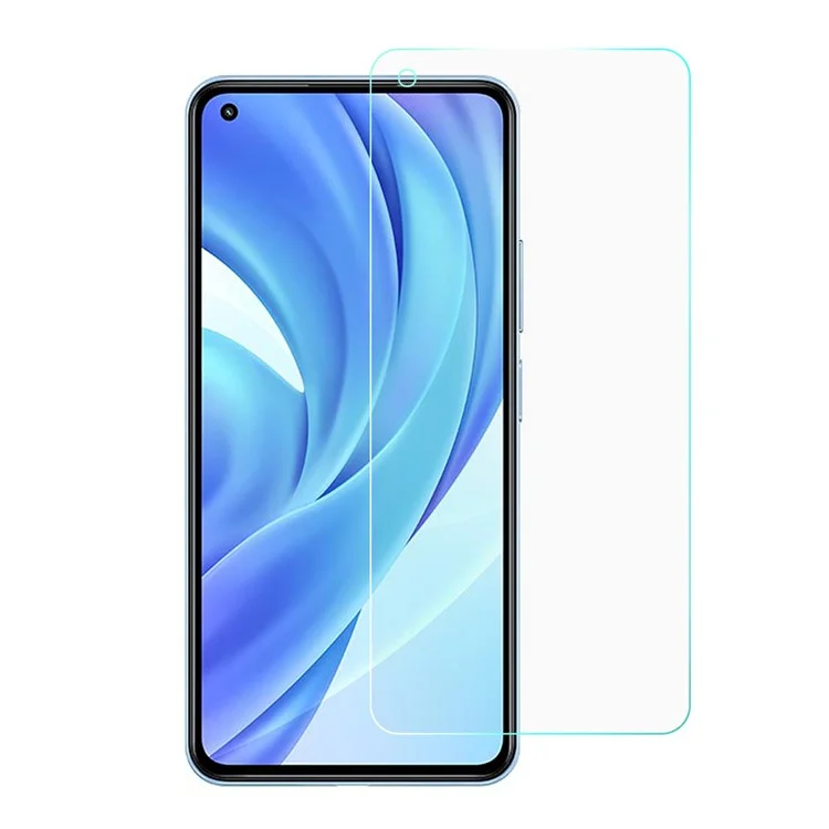 Para Xiaomi Mi 11 Lite 4G/5G / 11 Lite 5g ne Ultra Transparente 0.3 mm Borde de Arco de la Pantalla de Vidrio Templado Protector de la Película Resistente a Los Rasguños, Fácil Instalación