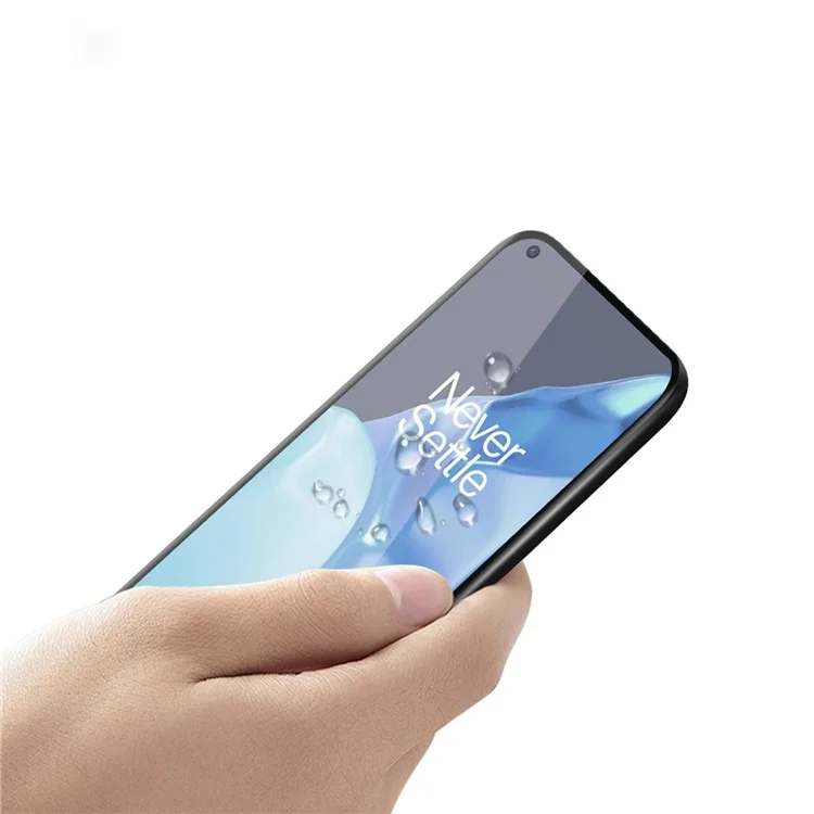 PINWUYO 3D Curved Full Coverage Full Glue Hot Bending Tempered Glass Screen Protector for OnePlus 9 Pro/10 Pro