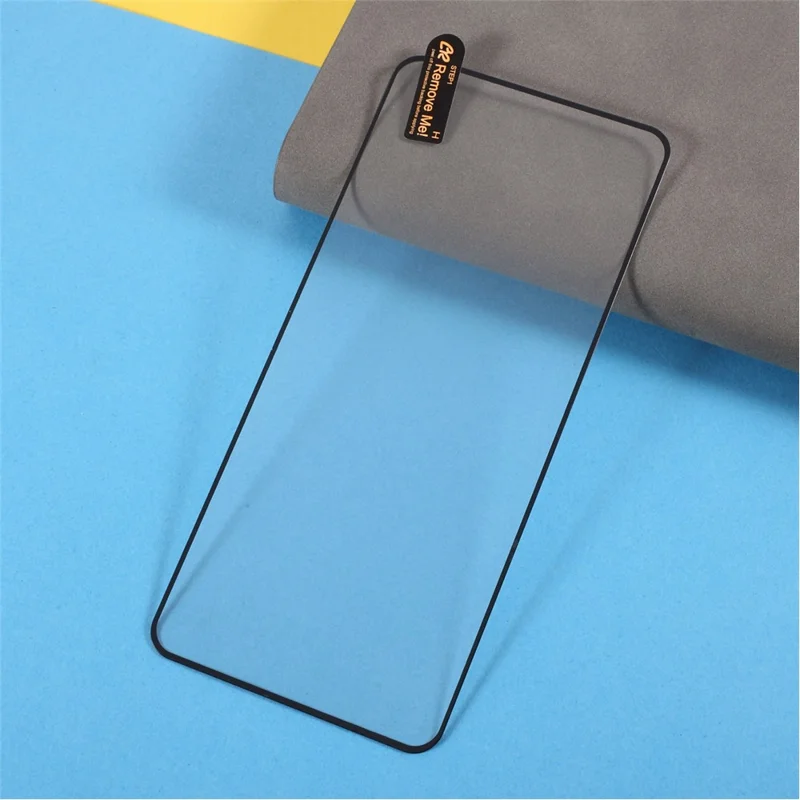 Full Coverage Silk Printing Full Glue Tempered Glass Screen Protector för Xiaomi Poco X3 Pro