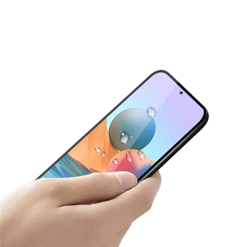 PINWUYO for Xiaomi Redmi Note 10 Pro / Note 10 Pro Max [Anti-fingerprint] [Anti-explosion] Full Glue Tempered Glass Film