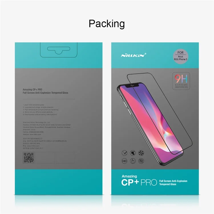 NILLKIN CP+PRO Ultra Thin Explosion-proof Tempered Glass Screen Film for Asus ROG Phone 5