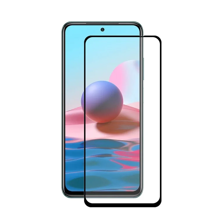 ENKAY HAT PRINCE 0.26mm 9H 2.5D Complete Covering Tempered Glass Screen Protector for Xiaomi Redmi Note 10 4G / Note 10S / Poco M5s 4G