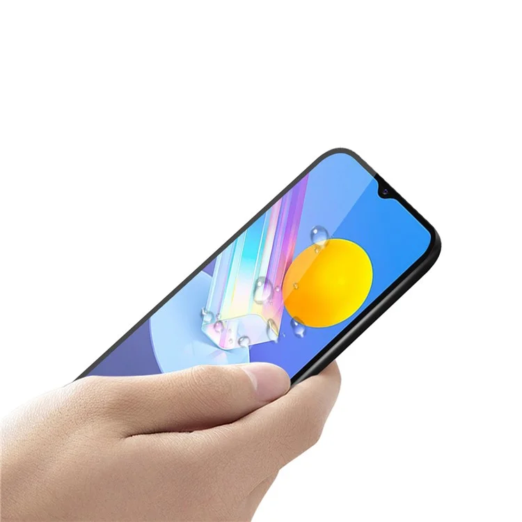 PINWUYO Full Glue Fingerprint-proof Tempered Glass Screen Protector для vivo Y72 5G